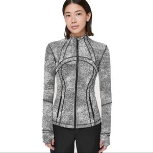 Lululemon define jacket. Dark herringbone. Size 4